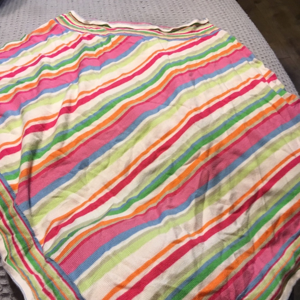 Multicolored Shawl, one size fits all, maternity